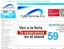 Tablet Screenshot of cableservicios.com